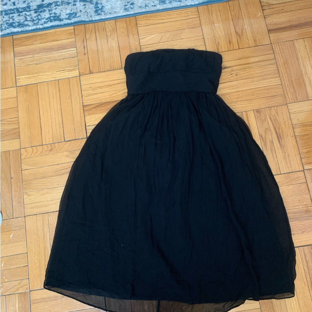 Black JCrew Strapless Minidress